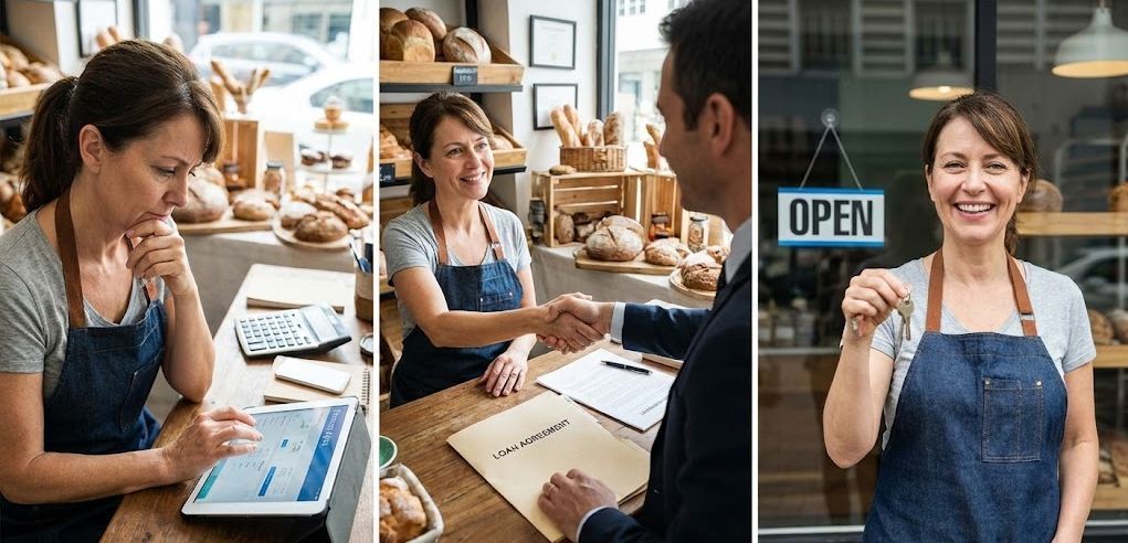 Small business owner qualifying for business loan despite bad credit score