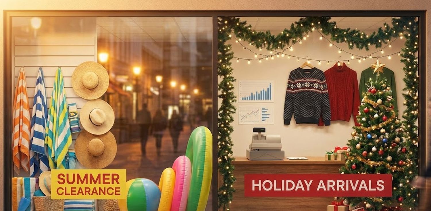Seasonal business transitioning between peak and off-peak periods